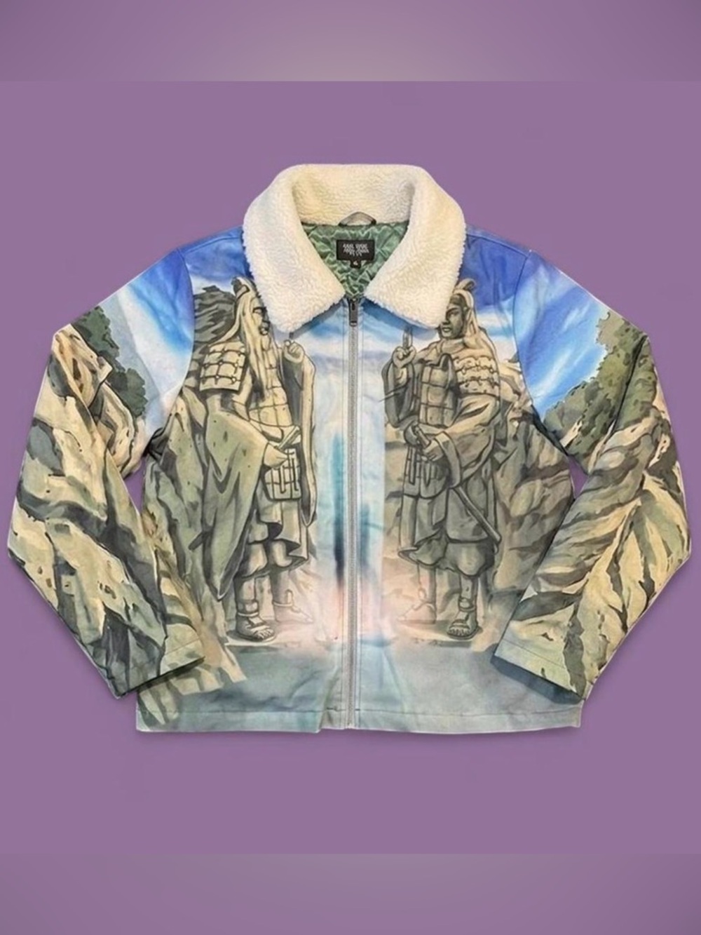 Dolls Kill x Naruto - VALLEY OF THE END TRUCKER JACKET